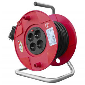 Brennenstuhl kábeldob 25m (3x1,5mm) 4 csatlakozó IP20 fekete-beltéri (BAT)