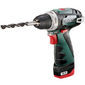 Metabo akkus 12V fúrócsavarozó 34Nm PowerMaxx BS Basic +2 db 2,0Ah Li-Power akku +LC 40 töltő +műanyag hordtáska