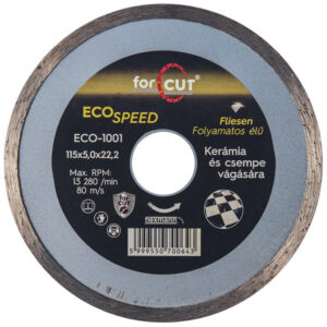 Flexmann For Cut gyémánttárcsa ECO 115x2,0x5x22,2mm folyamatos élű, kerámia, csempe