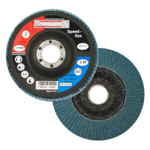 Flexmann Speed-flex lamellás csiszolókorong 115x22,2mm, Z80, kúpos, fém-inox